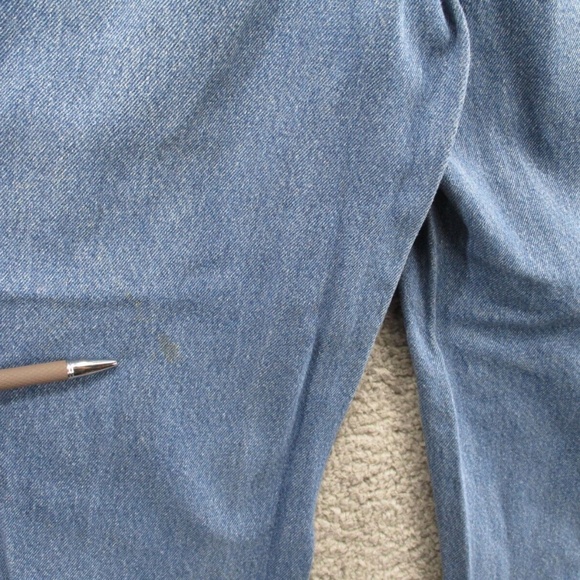 Carhartt Jeans Mens 34x30 Blue Denim Relaxed Fit Straight Leg Work 381-83 - Picture 13 of 15